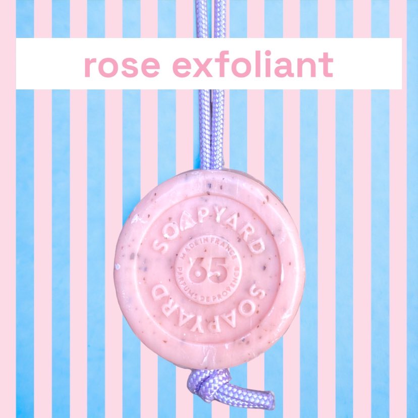 Rose Exfoliant Bar Soap 140g | 8 PACK Wrapped