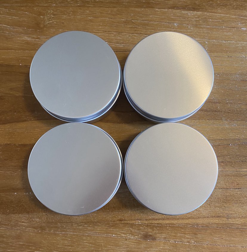 4-pack Aluminium Tin 250ml 90mm x 45mm