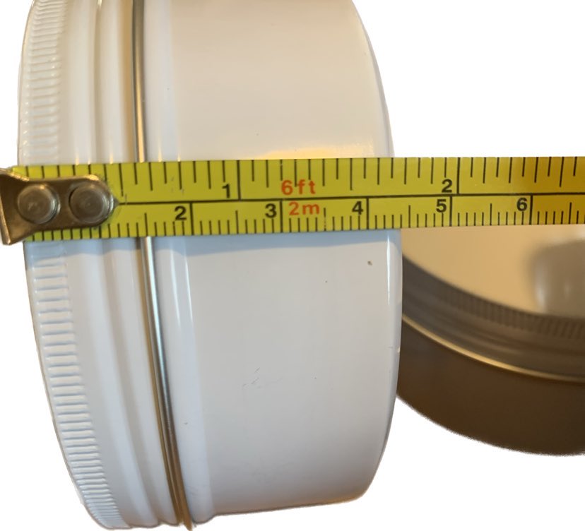 4-pack Aluminium Tin 250ml 90mm x 45mm