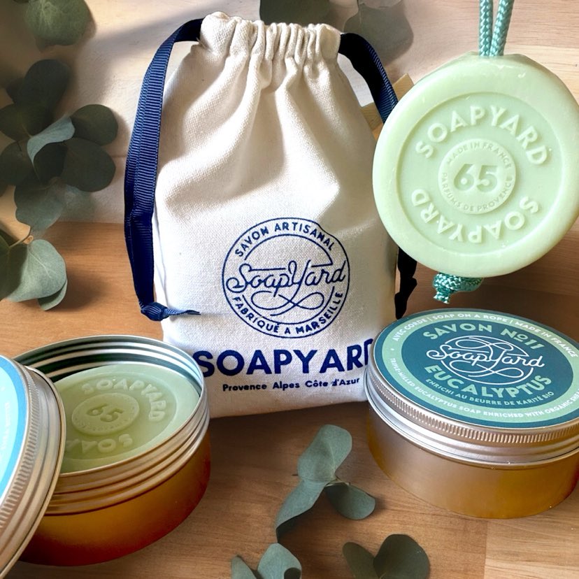 Soap & Rope + Tin + Cotton Gift Bag