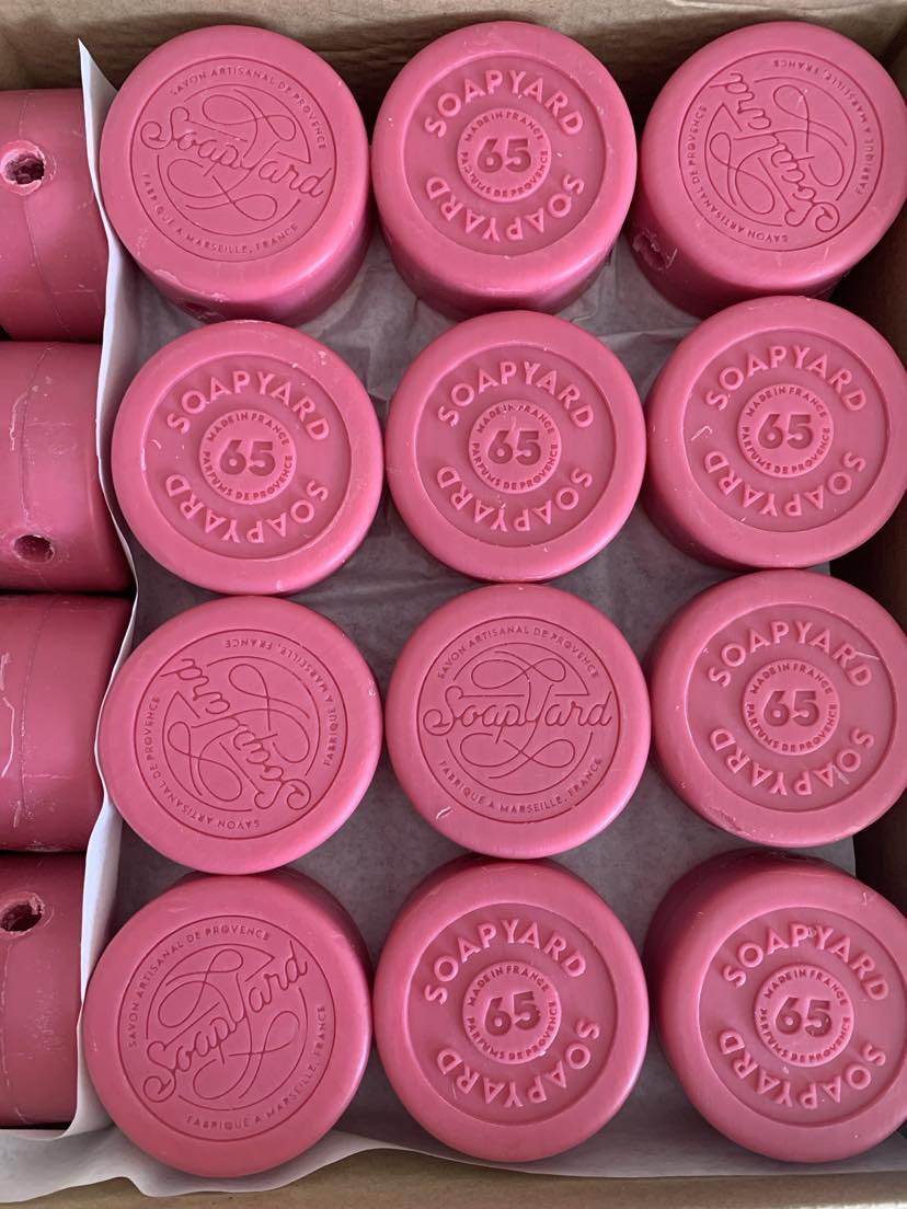 8 Pack Wrapped Soap Bars (with hole NO ROPE)