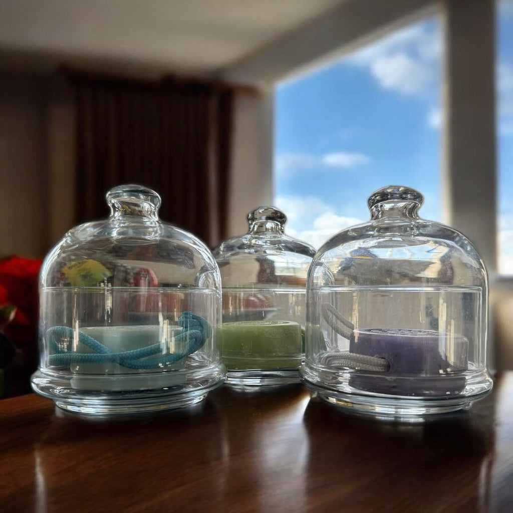 Elegant Glass Display for Soapyard Soap & Rope POS