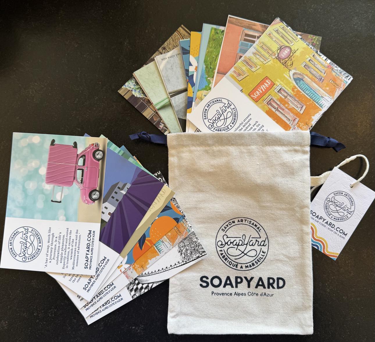 SOAPYARD Postcard Set – Pack of 25