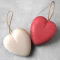 Twin Heart Soap in Cotton Gift pouch