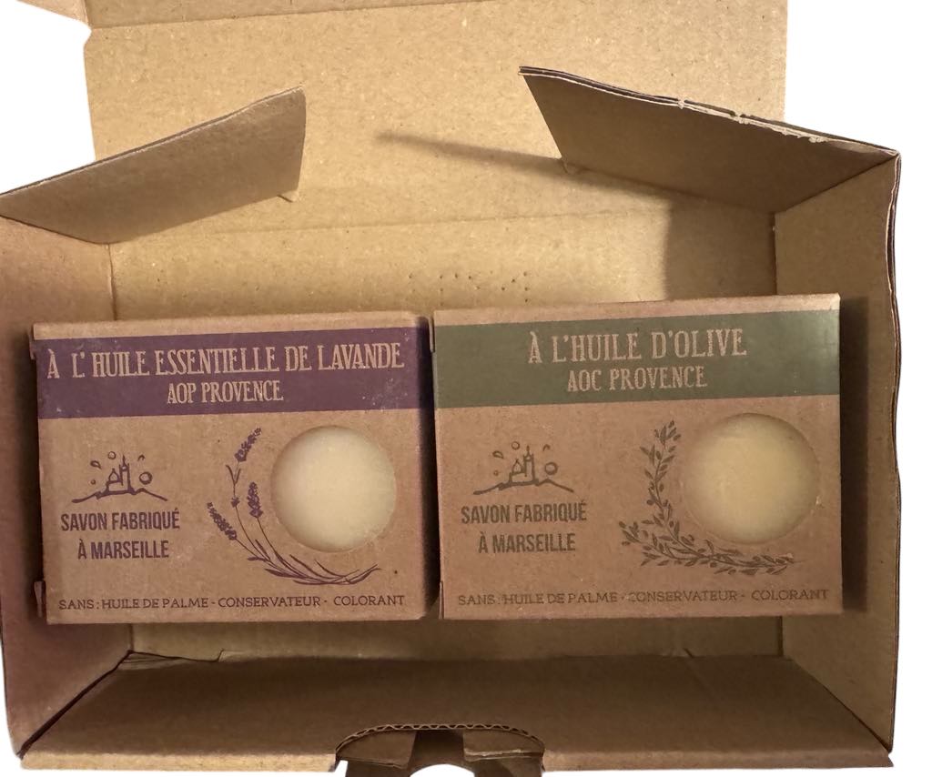 2-Pack AOP bars, Lavender and Olive oil Bars