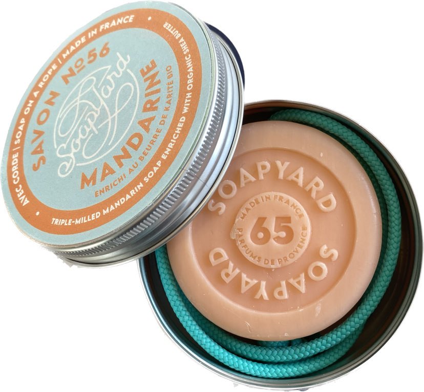 Mandarin Bar Soap | 140g Detachable Rope & Travel Tin