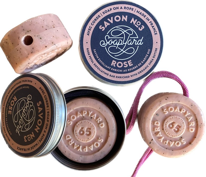 Rose Exfoliant | Multipack French Soap & Rope